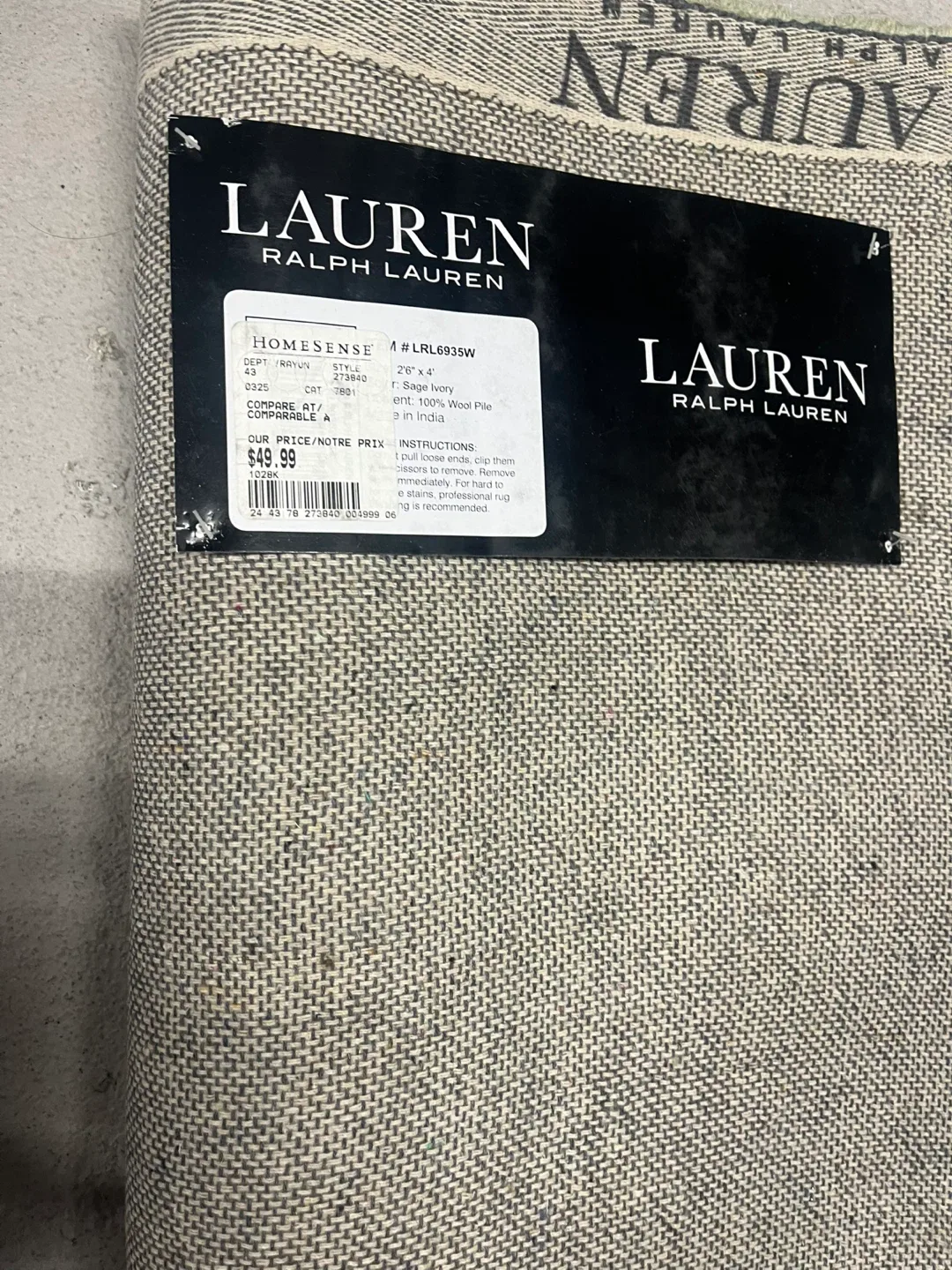 Lauren Ralph Lauren HomeSense Rug 2'6" x 4' image indicator(4)