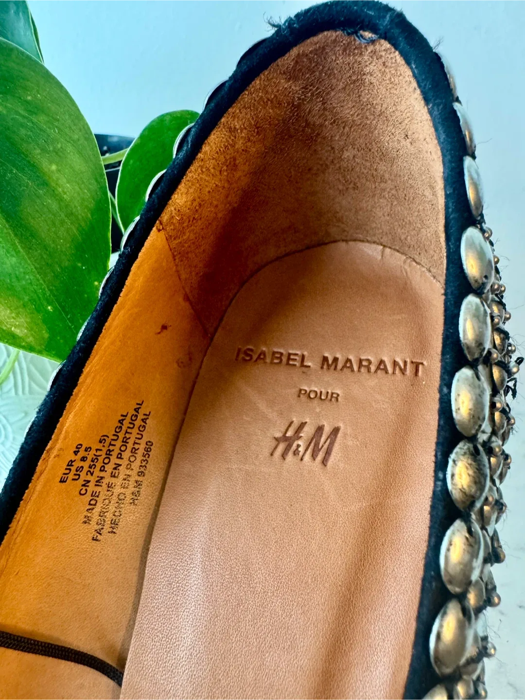 H&M x Isabel Marant Studded Black Suede Heels – Limited Edition image indicator(5)