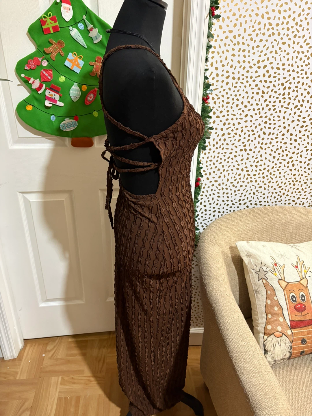 Brown Dress Size S - photo 3