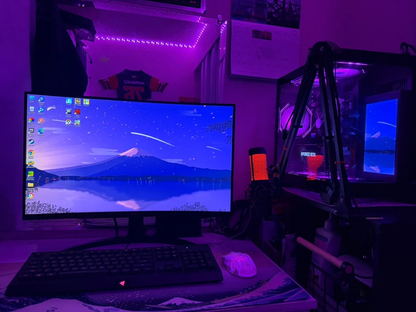 Gaming PC, Keyboard, Mouse