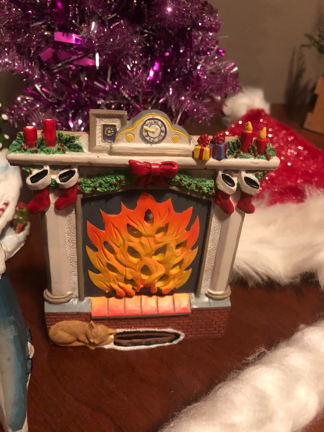 Purple Christmas Tree, Snowman Candle Holder & Decorations etc image indicator(8)