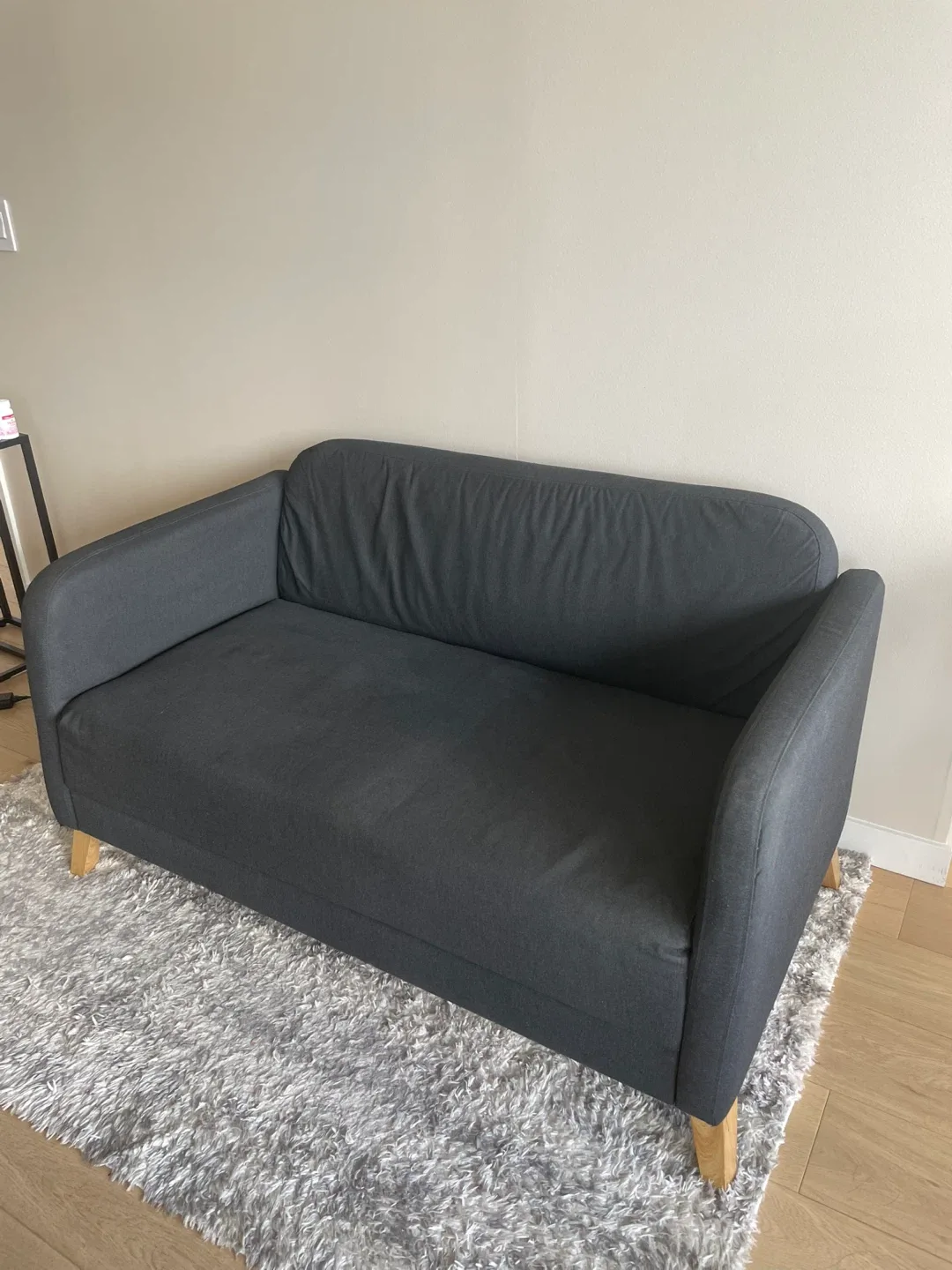 IKEA LINANÄS Loveseat, Vissle Dark Gray