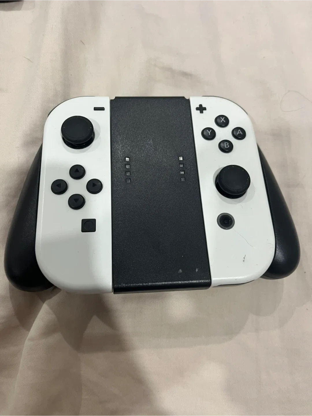Nintendo Switch OLED with charging cable, doc, and games! image indicator(5)