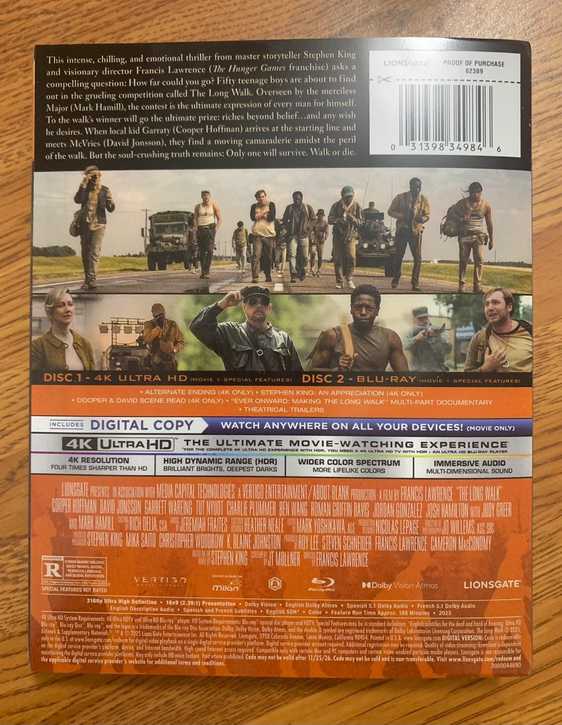 The Long Walk (Amazon Exclusive) [LE Steelbook] 4K UHD Blu-ray… - photo 2