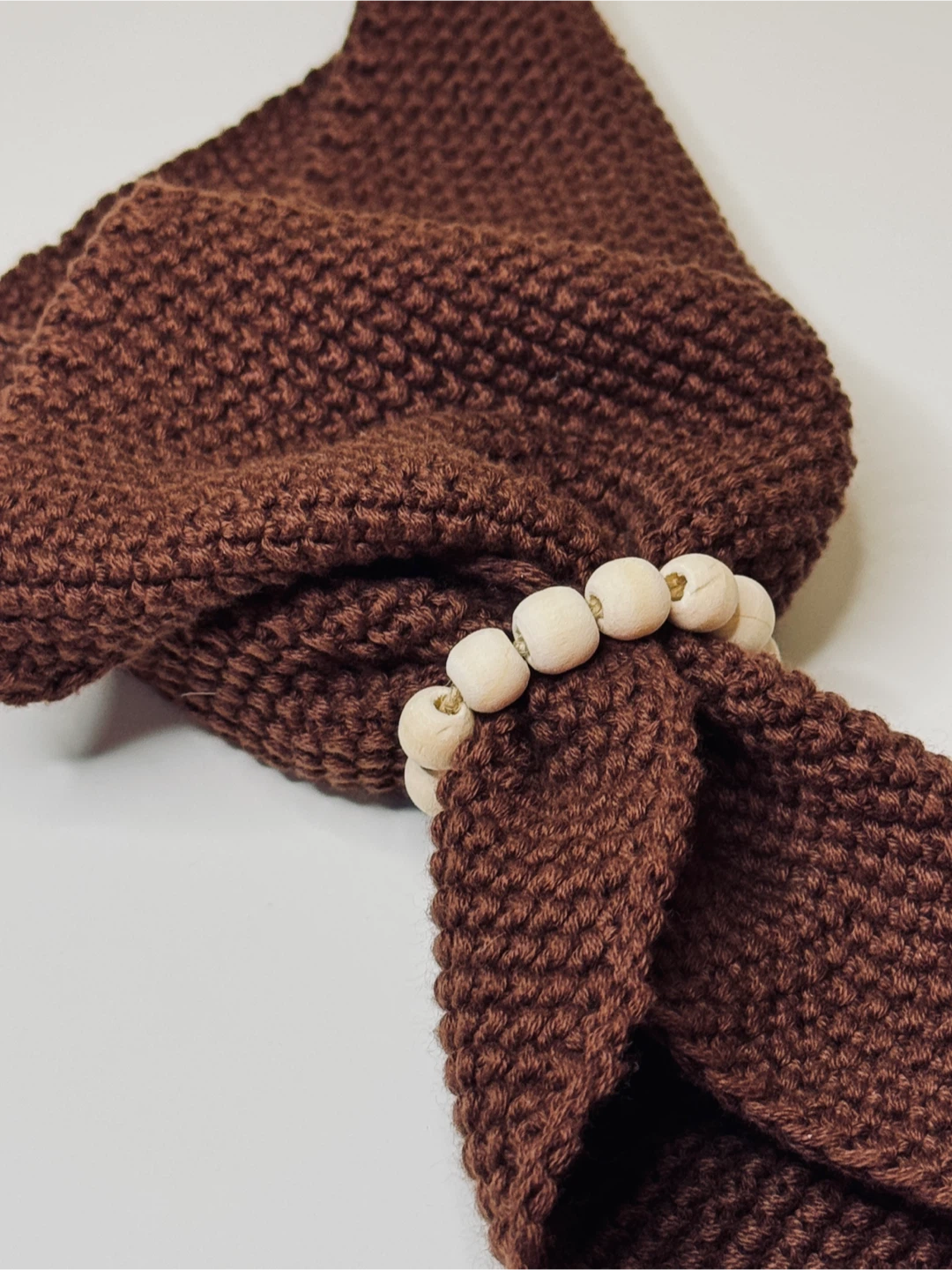 Handmade wooden beads Napkin Rings - photo 3