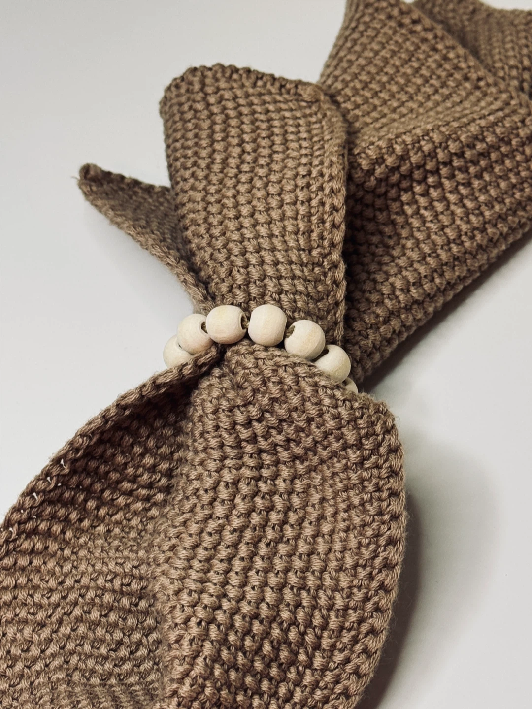 Handmade wooden beads Napkin Rings - photo 4