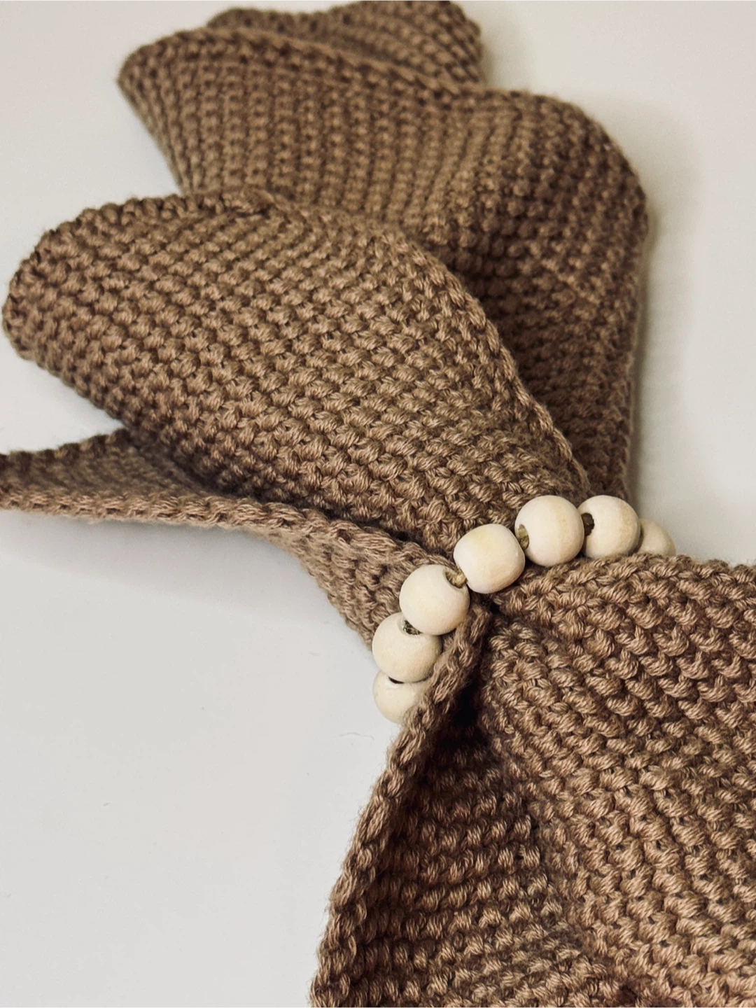 Handmade wooden beads Napkin Rings - photo 5