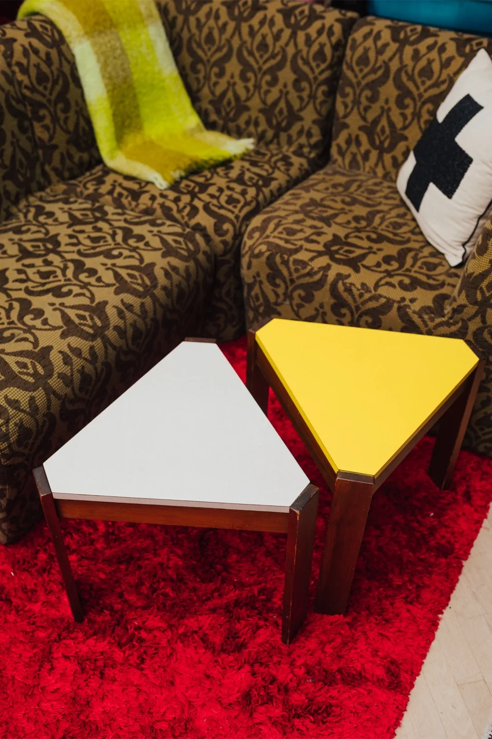 Pop Art Triangular Tables