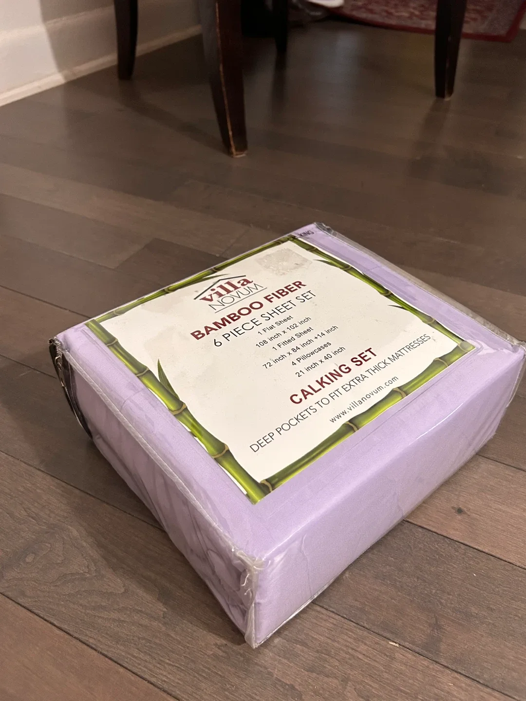 Villa Novum Bamboo Fiber Cal King 6-Piece Sheet Set