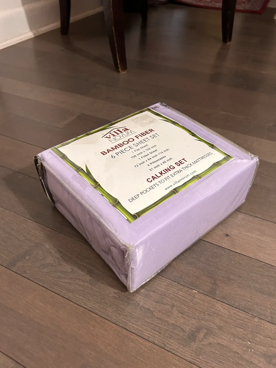 Villa Novum Bamboo Fiber Cal King 6-Piece Sheet Set image indicator(5)