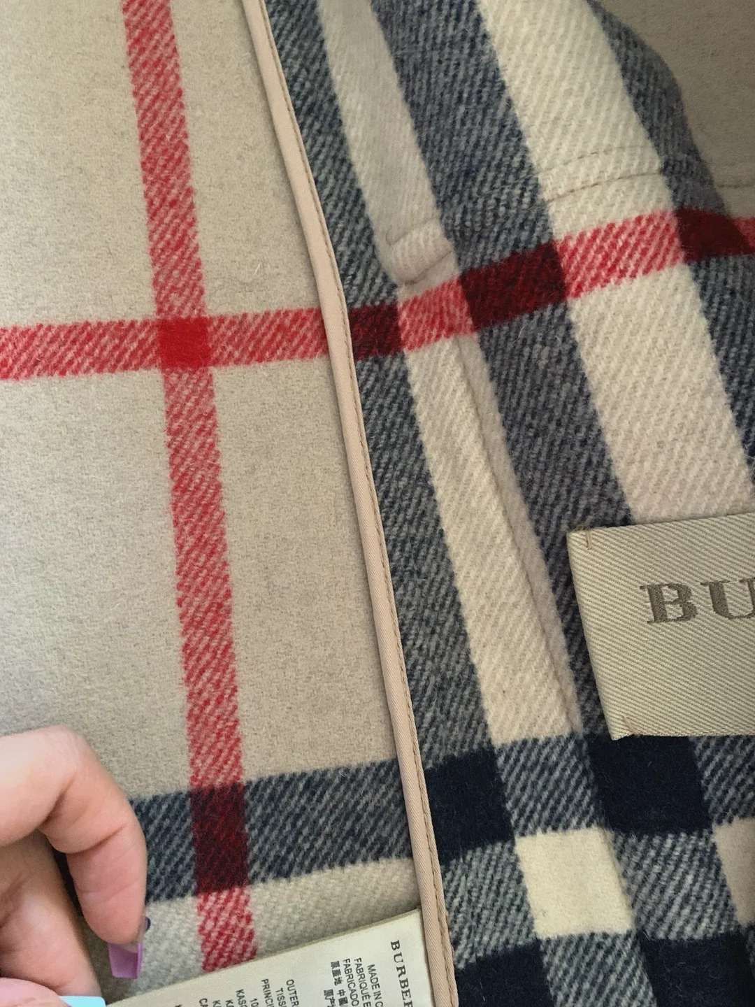 Classic Beige Wool Duffle Coat image indicator(5)