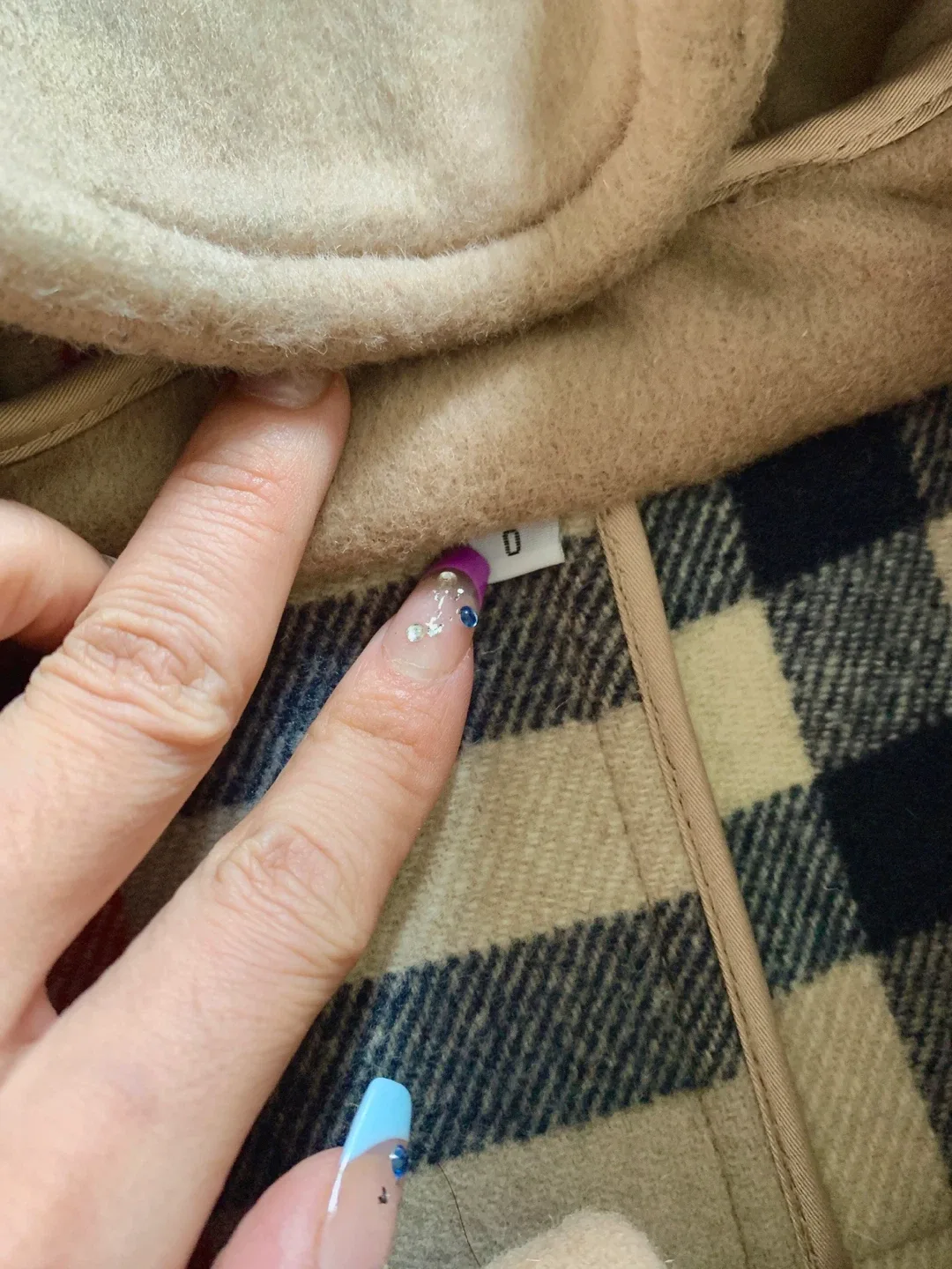 Classic Beige Wool Duffle Coat image indicator(10)