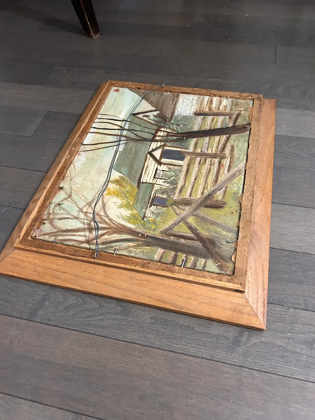 Vintage Framed Fruit Still Life Painting image indicator(4)