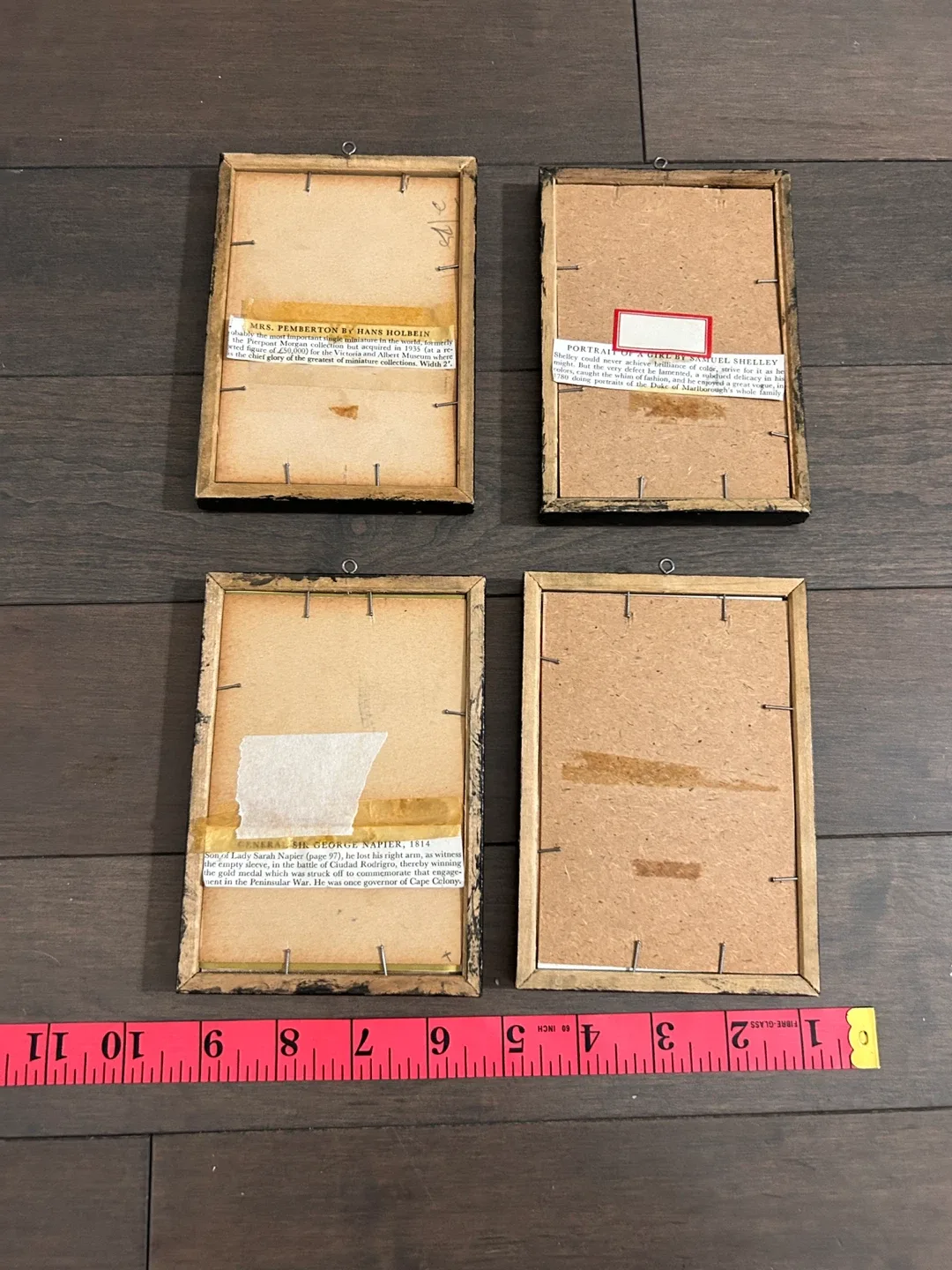 Framed Portrait Miniatures - Set of 4 image indicator(5)