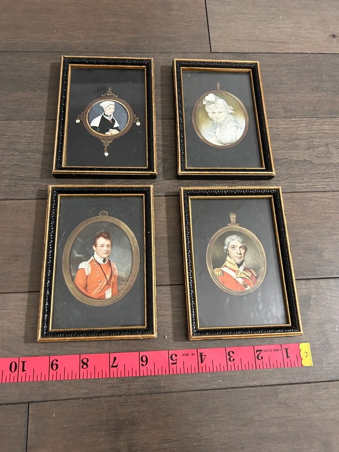 Framed Portrait Miniatures - Set of 4 image indicator(4)