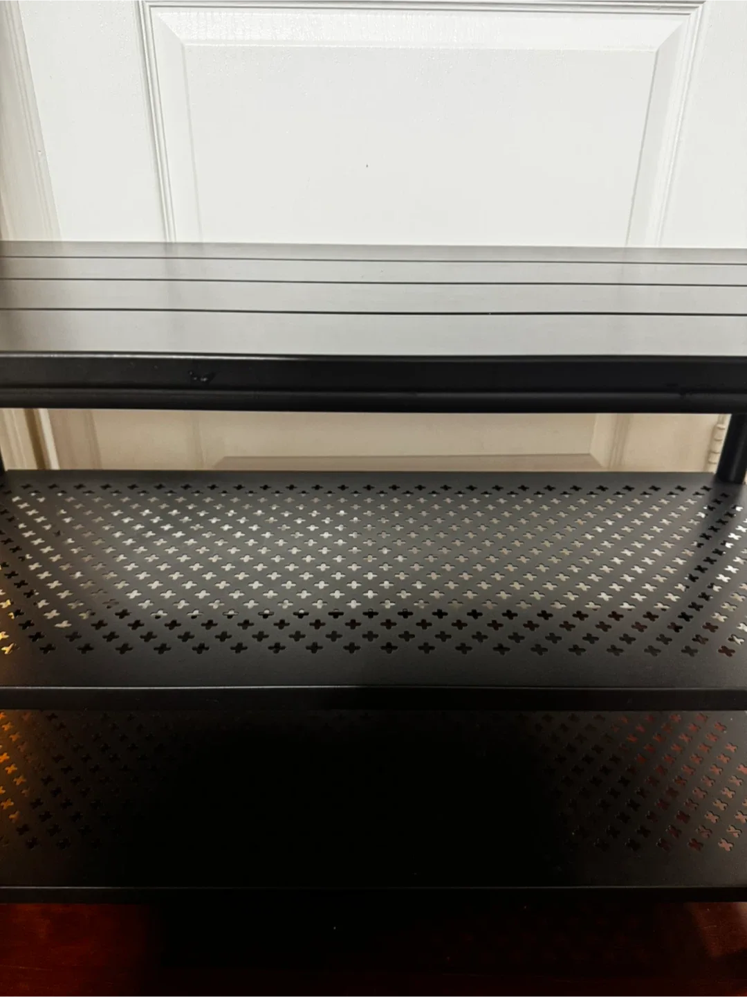 Black Metal 3-Tier Shelf image indicator(3)