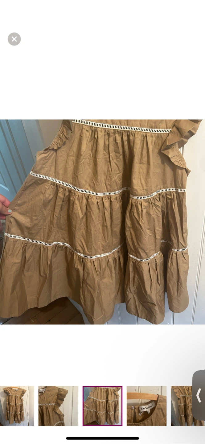 En Saison Tiered Mini Dress - Size Small - photo 3