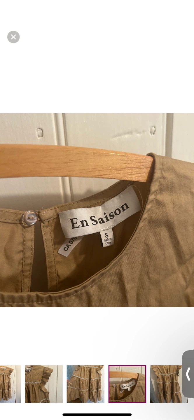 En Saison Tiered Mini Dress - Size Small - photo 4
