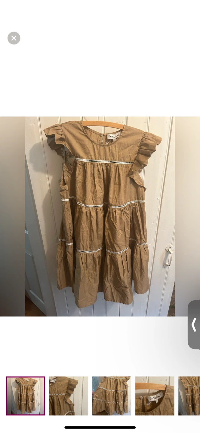 En Saison Tiered Mini Dress - Size Small