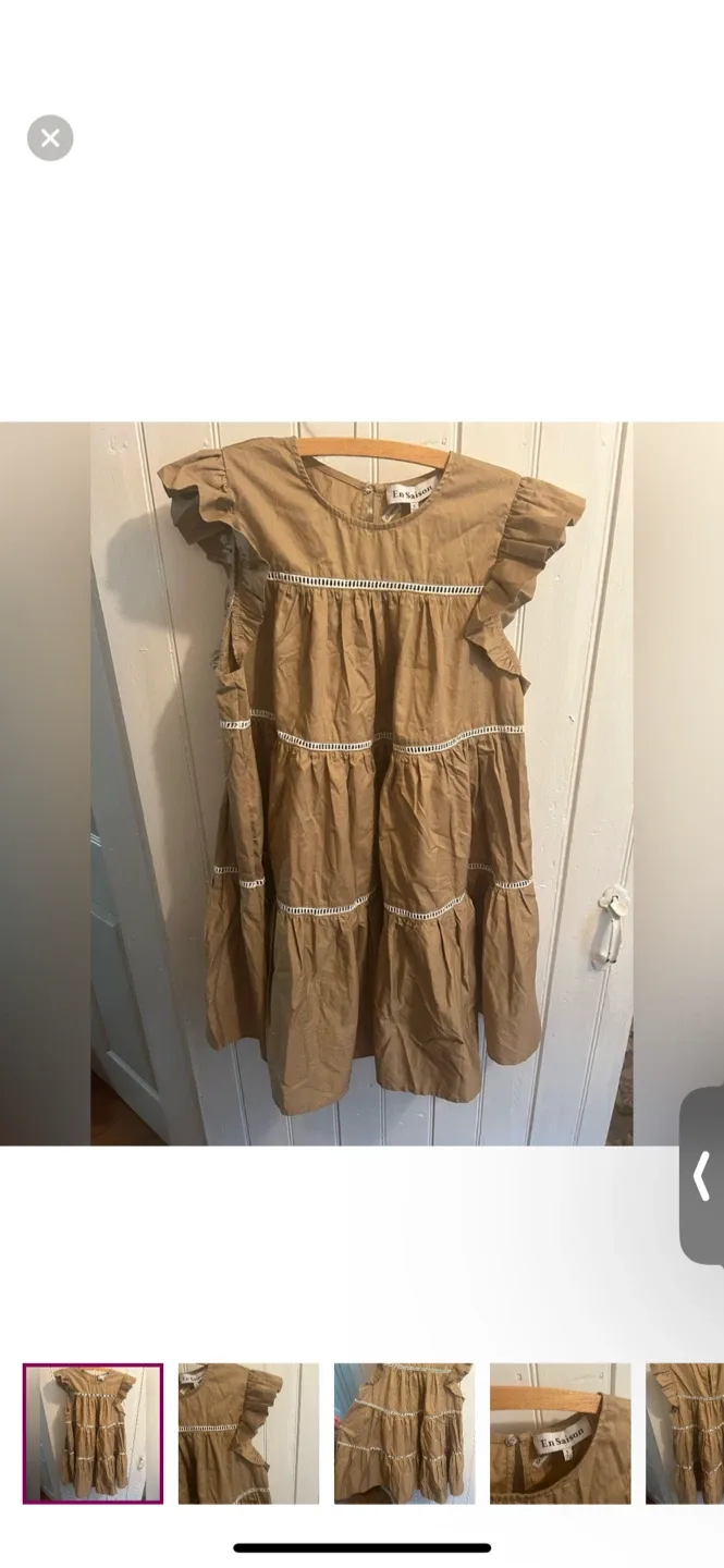 En Saison Tiered Mini Dress - Size Small