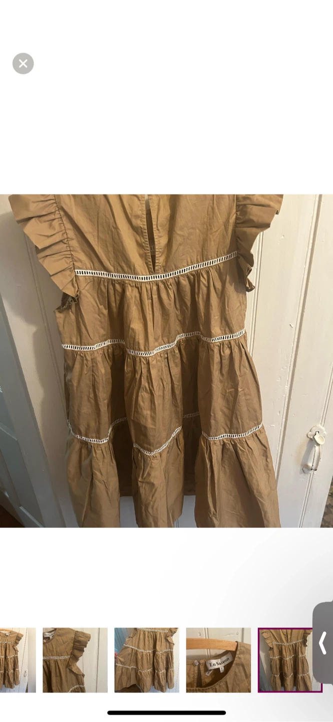 En Saison Tiered Mini Dress - Size Small - photo 5