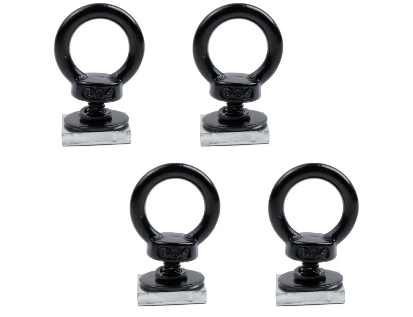 Antrader Roof Rack Rope Hooks - Black