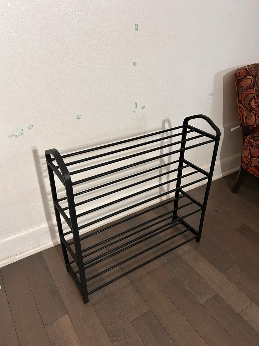 Black Metal Shoe Rack