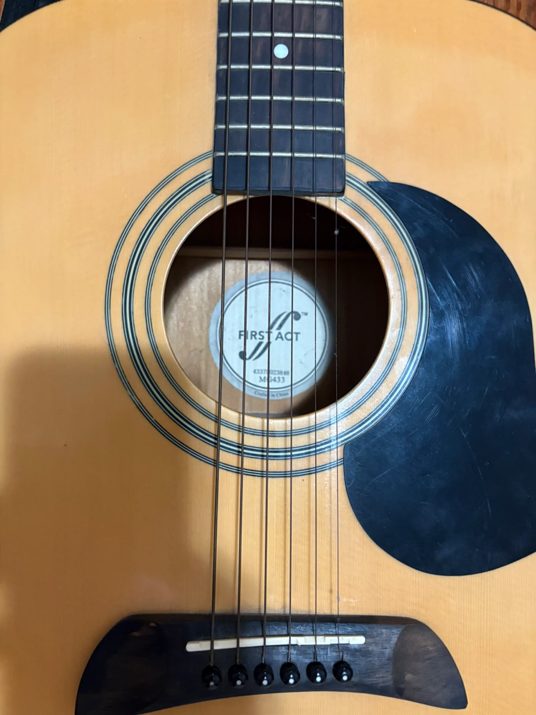 First Act Acoustic Guitar w/ Case - photo 4