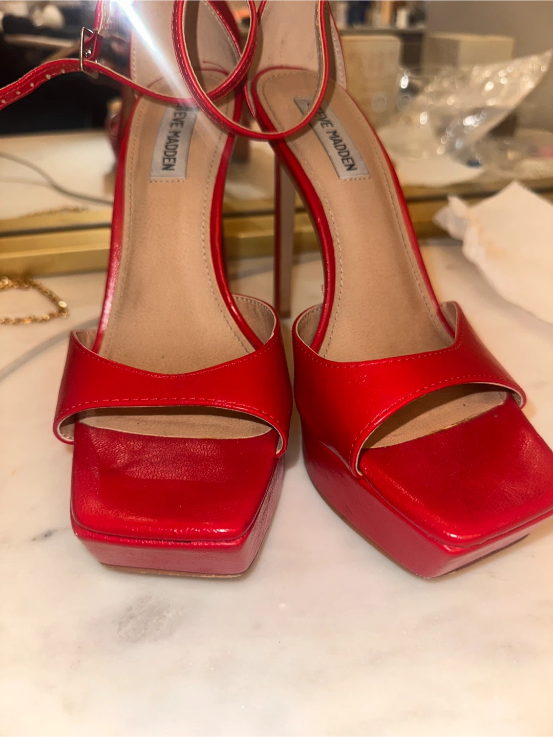 Steve Madden Red Heels