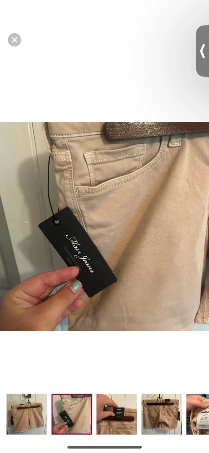 Mavi Vanna Low Rise Shorts - Size 28 image indicator(2)