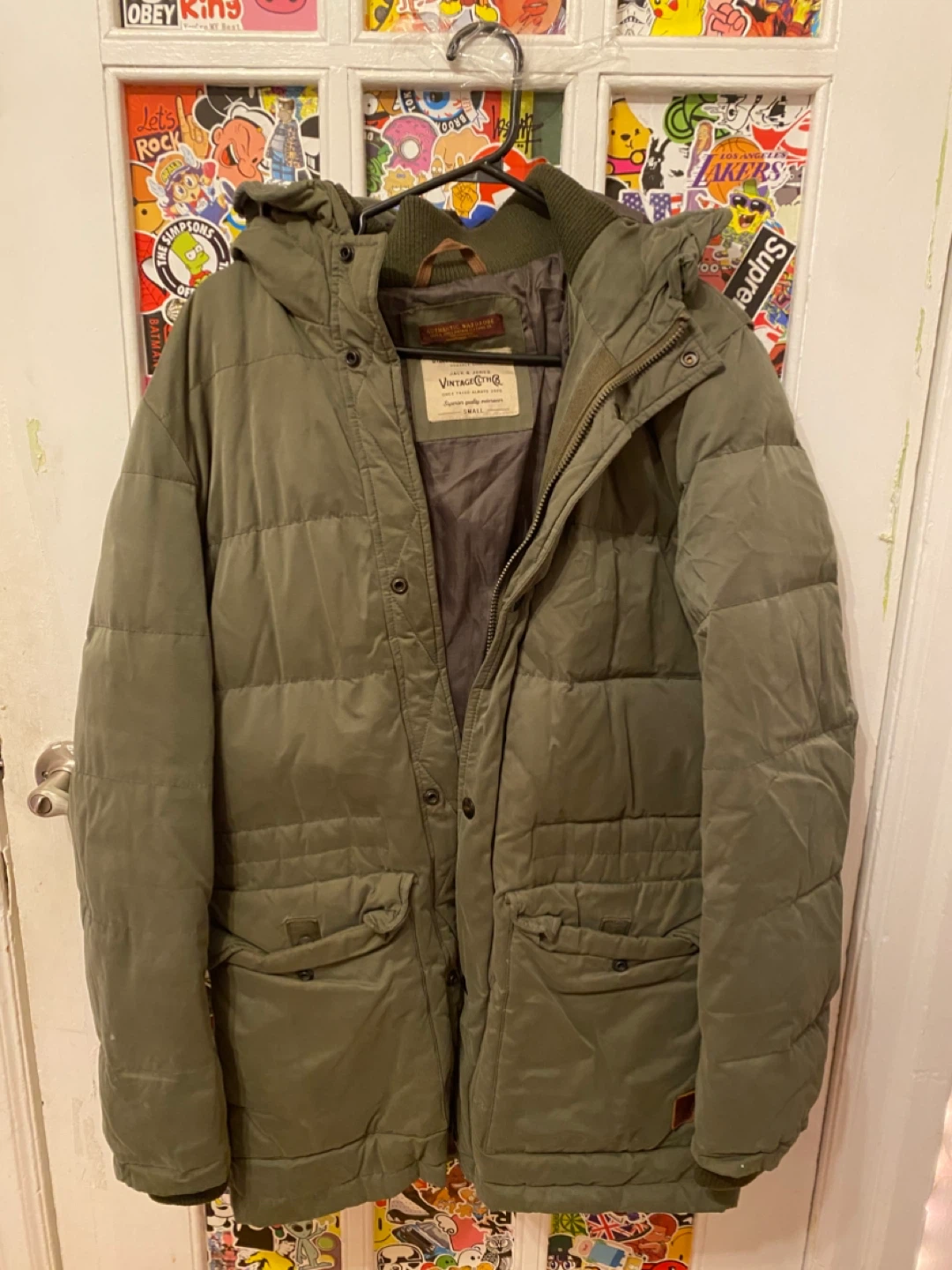 Jack & Jones Vintage Clothing Co. Puffer Jacket - Small