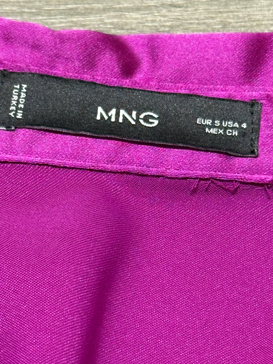 Mango - Purple Mini Dress - Size S - photo 4