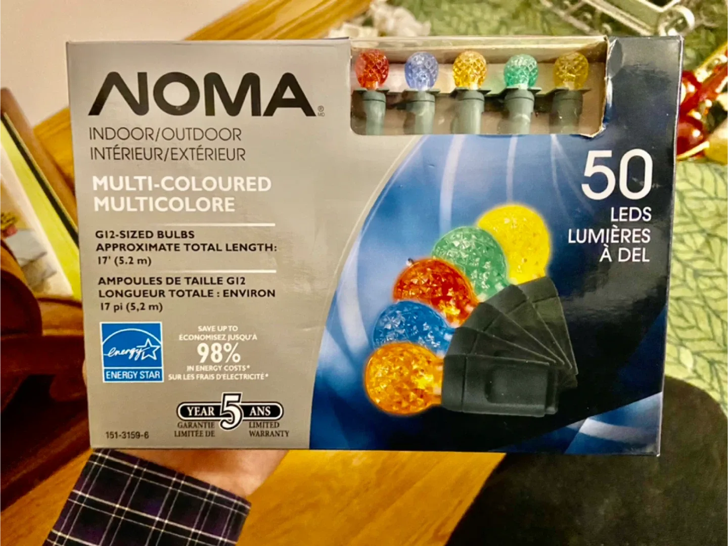 NOMA Indoor/Outdoor Multi-Coloured LED Lights - New