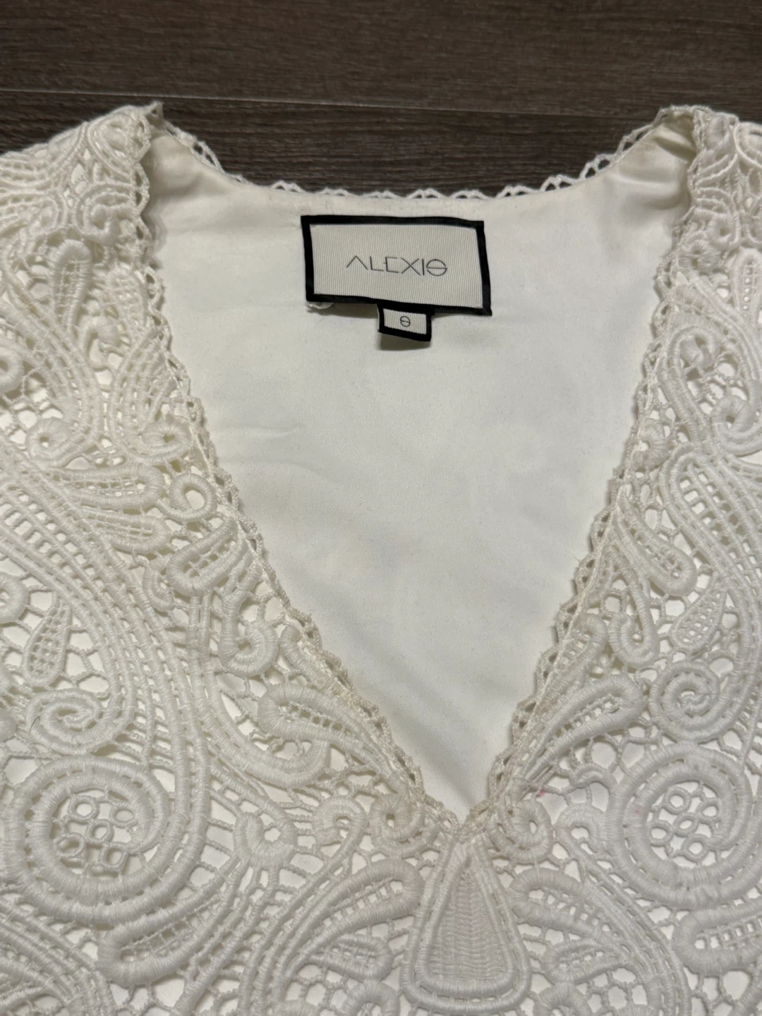 Alexis White Lace Dress - Size S - photo 3