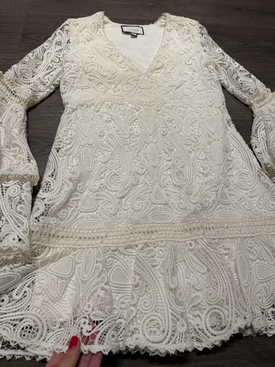 Alexis White Lace Dress - Size S - photo 4