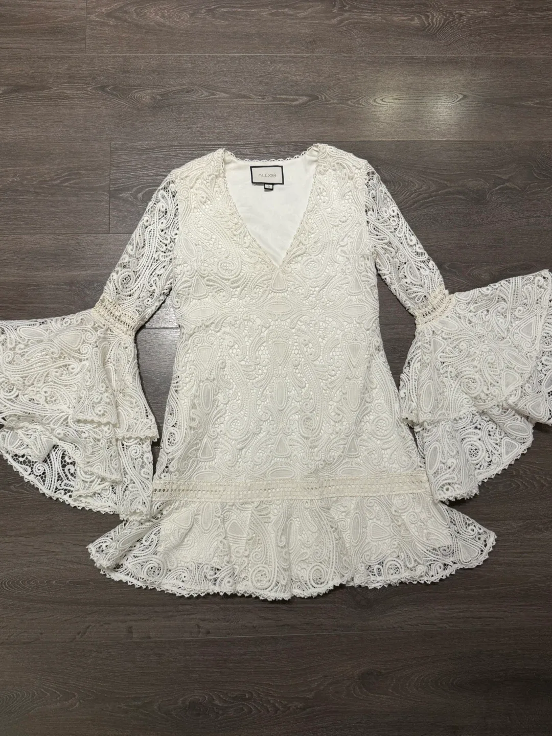 Alexis White Lace Dress - Size S