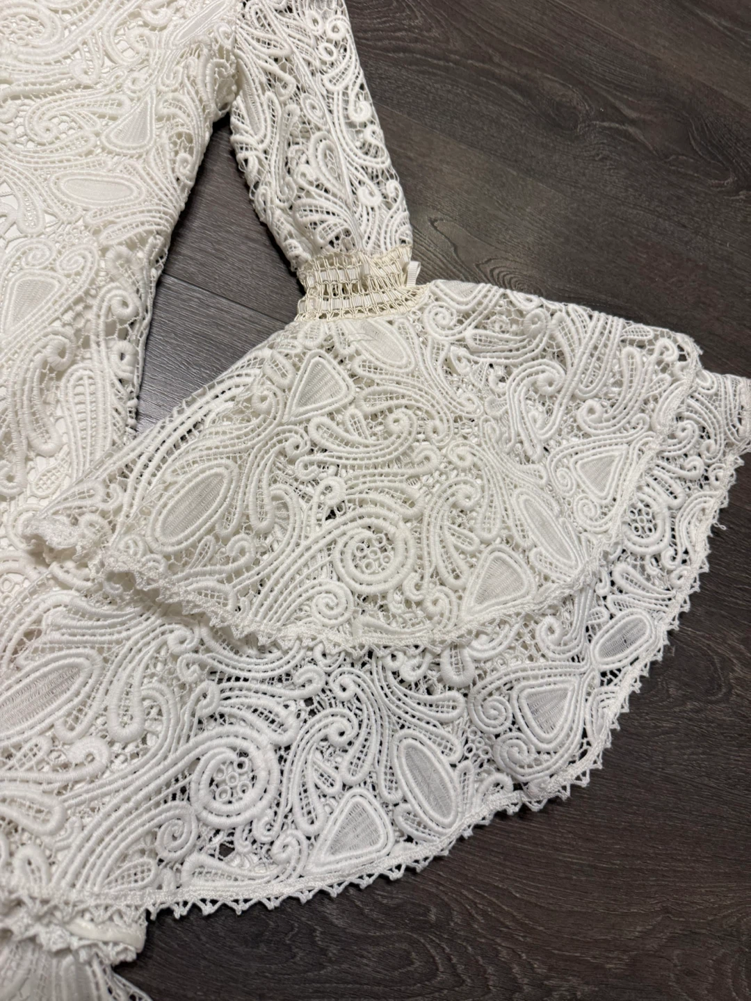 Alexis White Lace Dress - Size S - photo 5