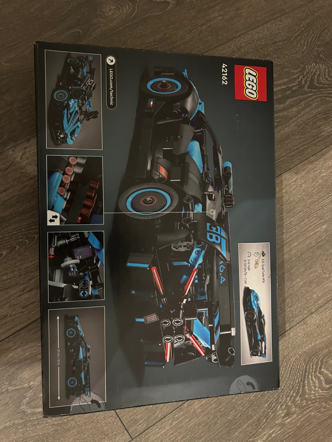 LEGO Technic Bugatti Bolide Agile Blue 42162 New - photo 3