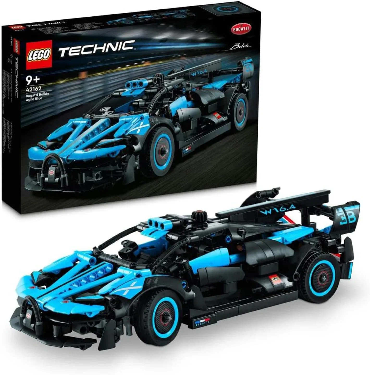 LEGO Technic Bugatti Bolide Agile Blue 42162 New