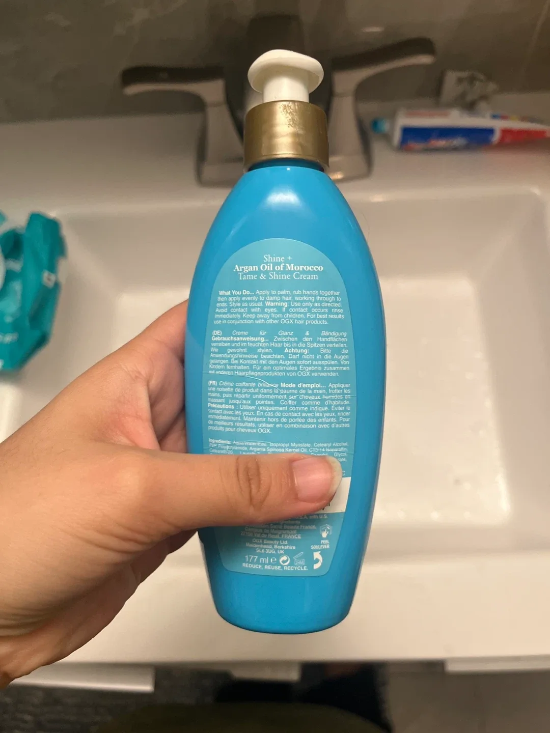 OGX Argan Oil of Morocco Tame & Shine Cream image indicator(2)