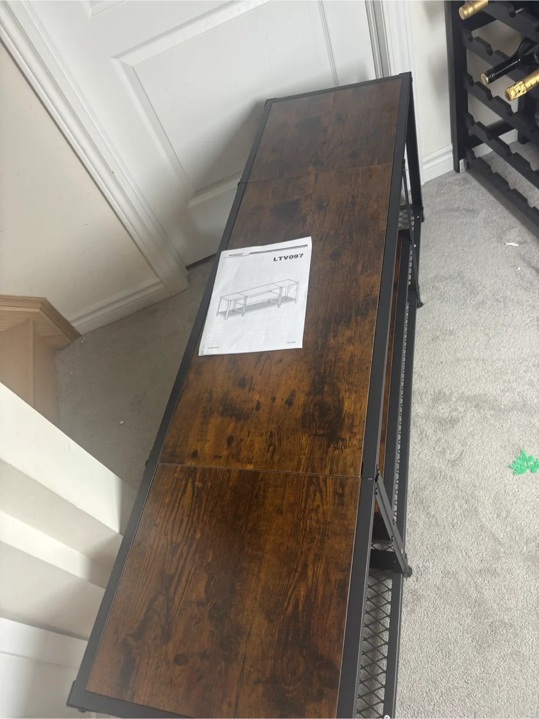 TV Console  Stand - Rustic Brown image indicator(4)