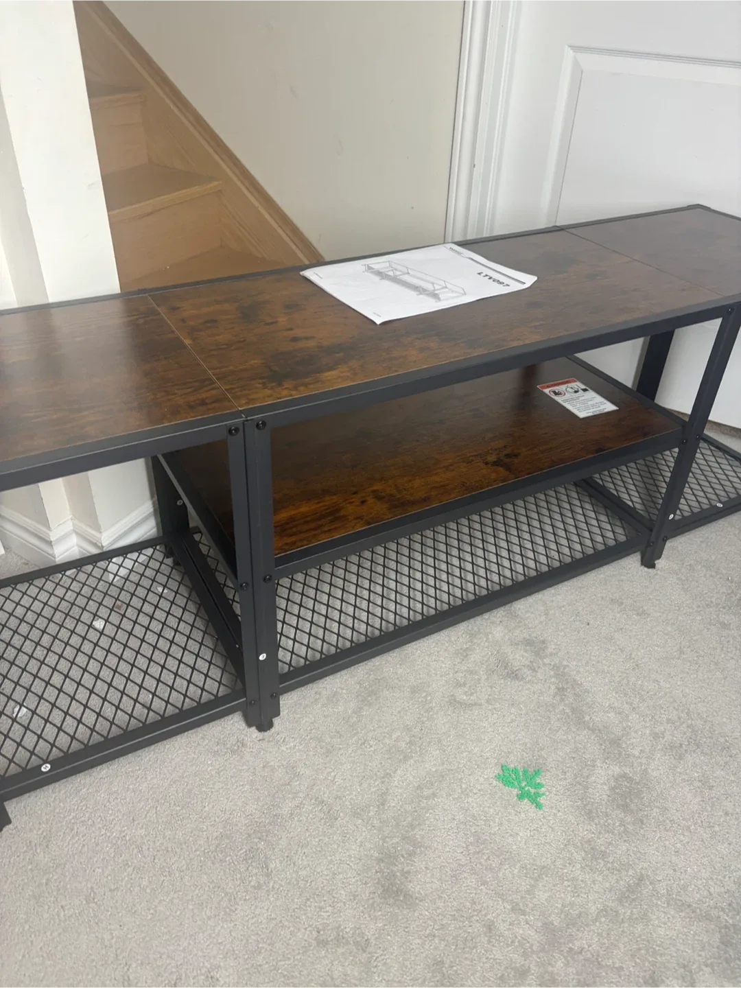 TV Console  Stand - Rustic Brown image indicator(6)