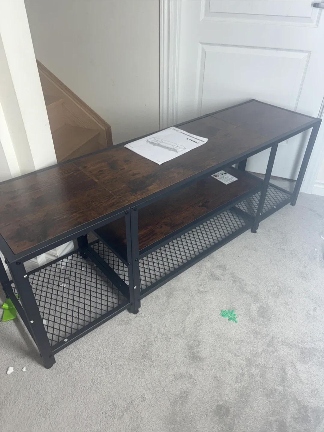 TV Console  Stand - Rustic Brown image indicator(7)