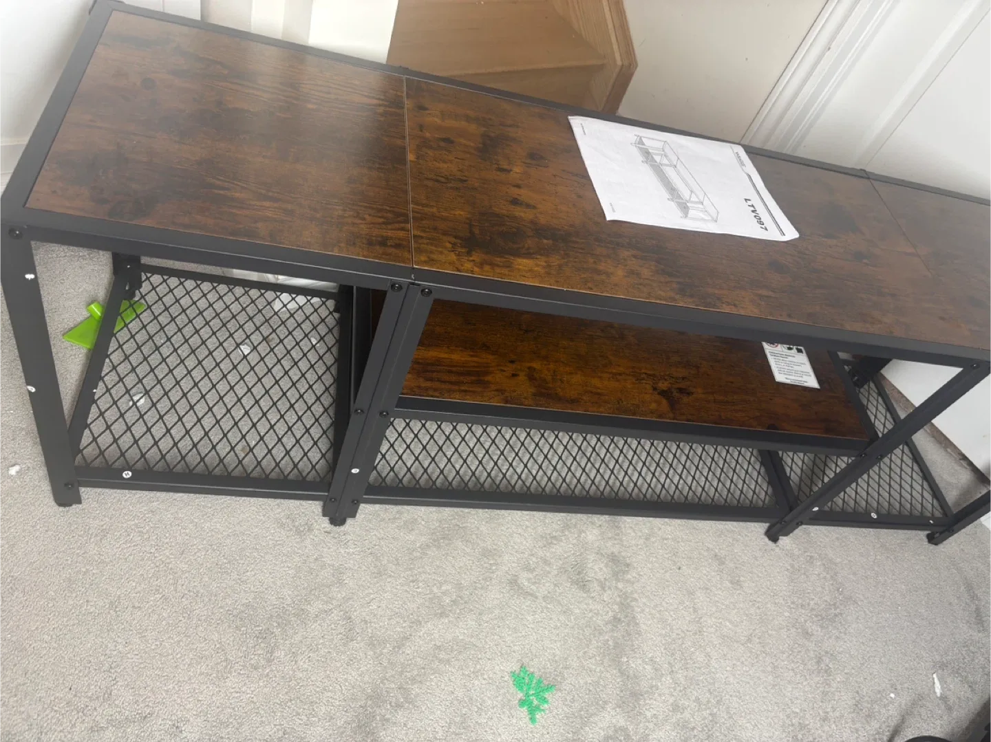 TV Console  Stand - Rustic Brown image indicator(8)