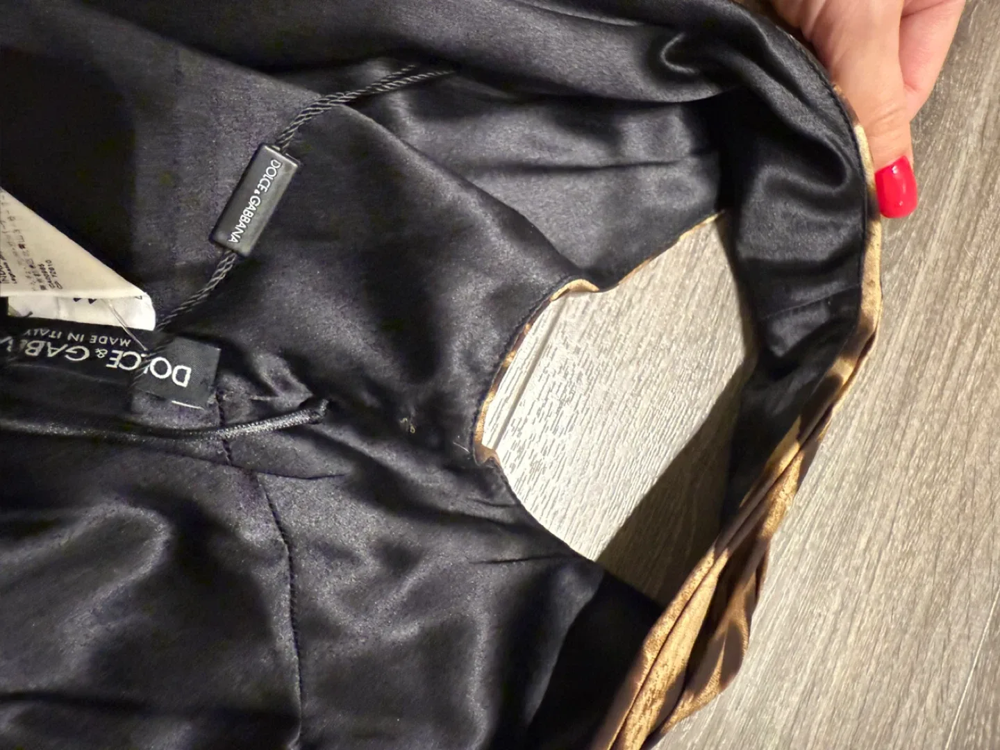 Dolce & Gabbana Leopard silk Dress, Size 44 fits small medium image indicator(8)