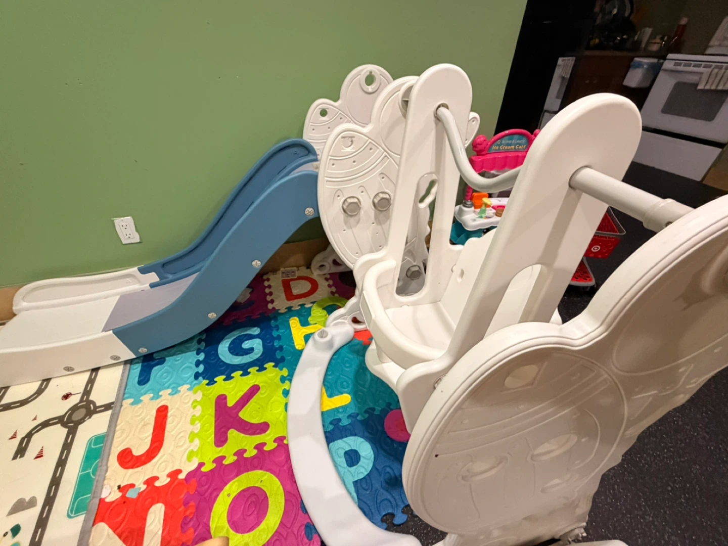 Kids Slide and Swing Set