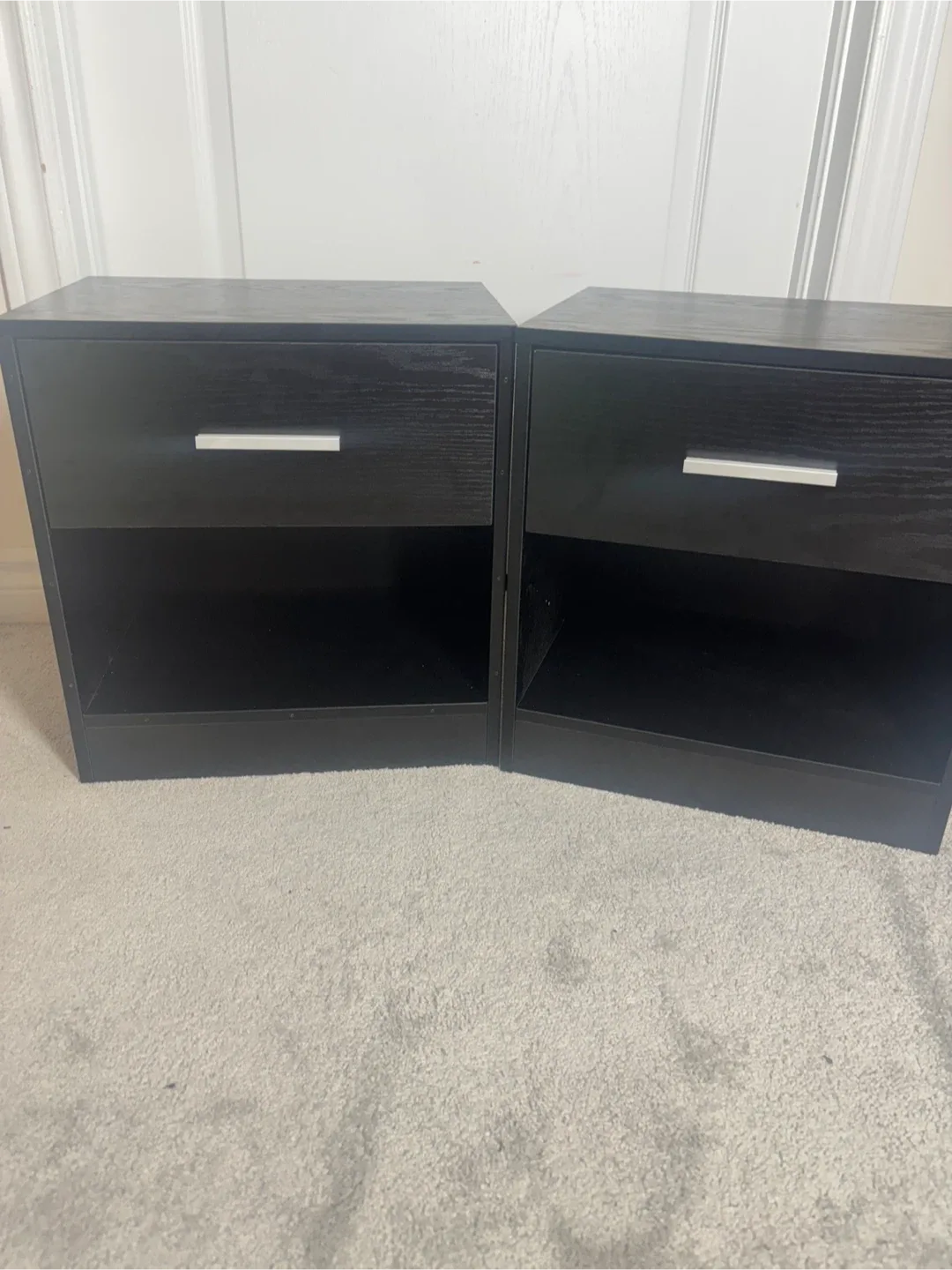 VASAGLE Black End Tables - Set of 2 image indicator(3)