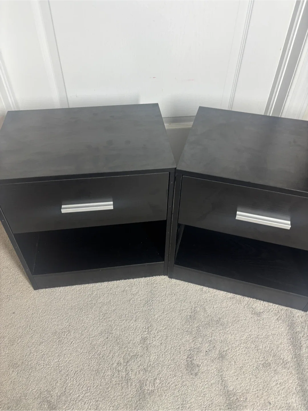 VASAGLE Black End Tables - Set of 2 image indicator(5)