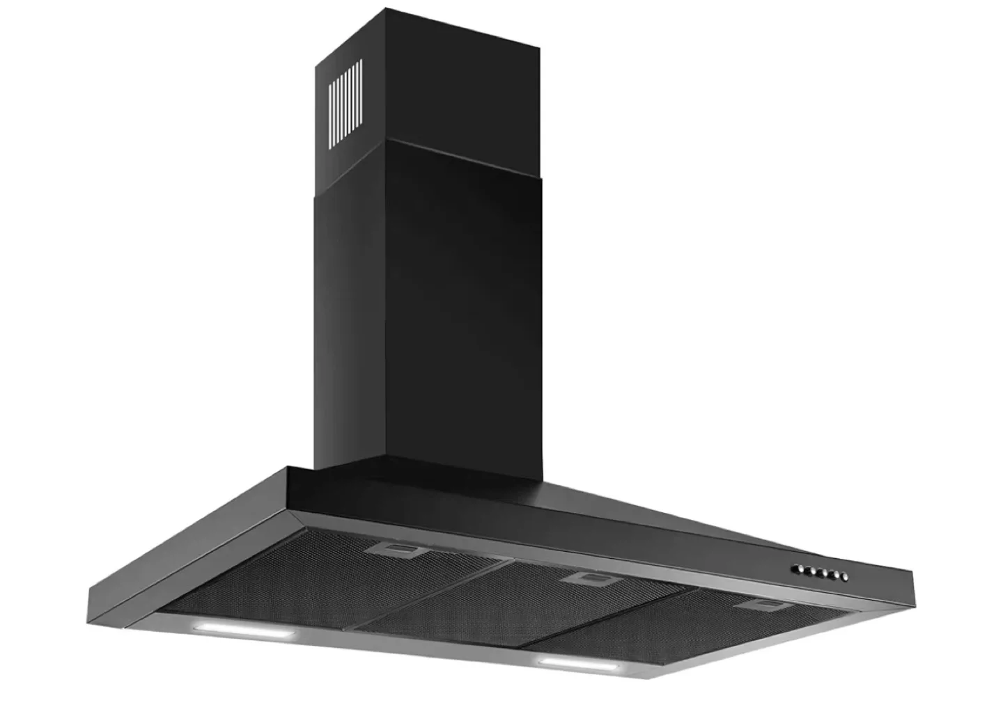 SNDOAS Black Painted Stainless Steel Range Hood image indicator(5)