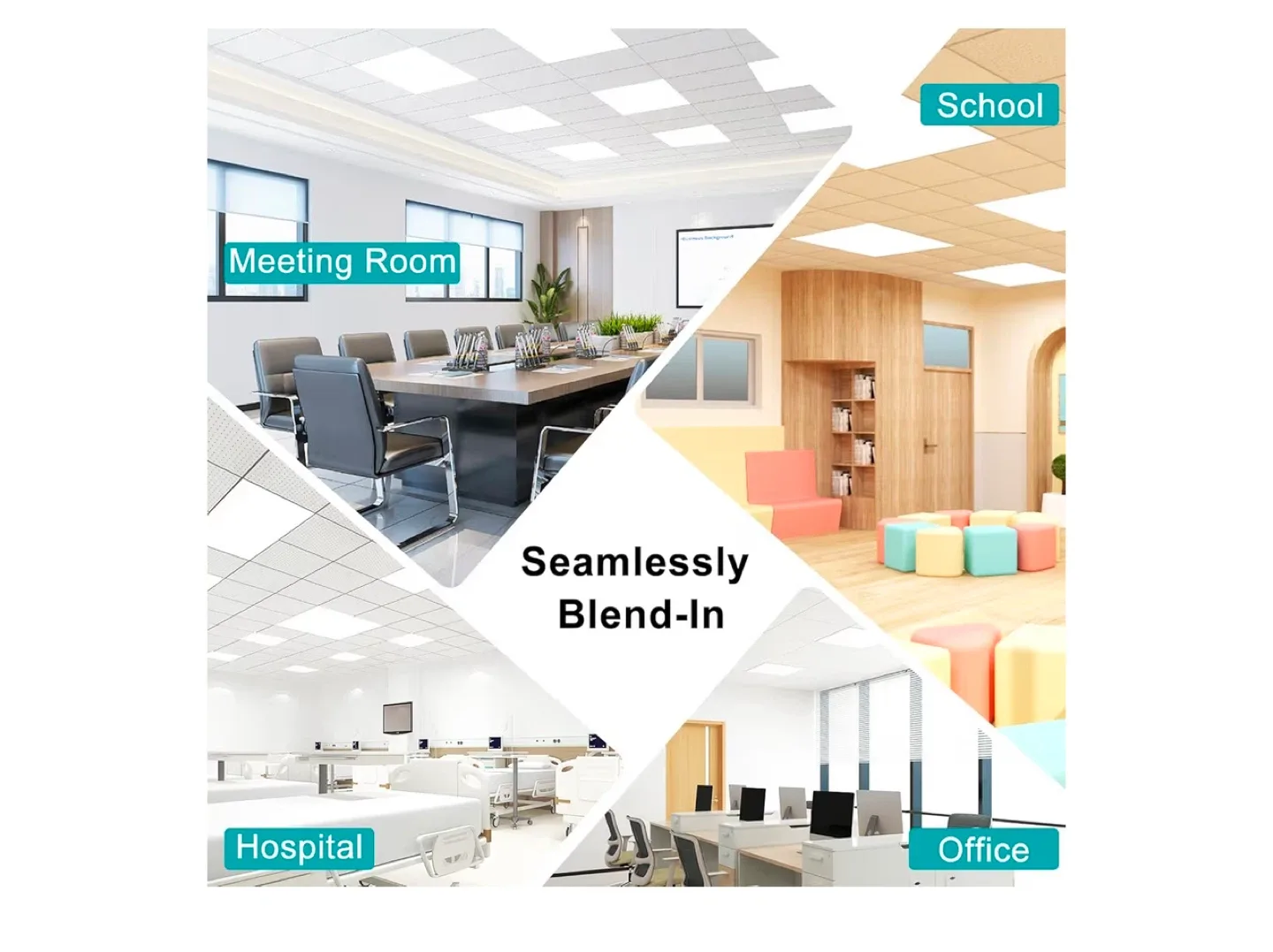 VOCGOU 4-Pack LED Panel Light 23.74 inch image indicator(9)